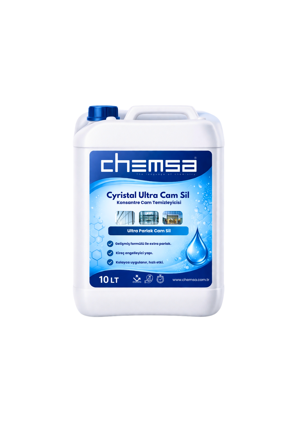 Cyristal Ultra Cam Sil (Konsantre Cam Temizleyicisi)